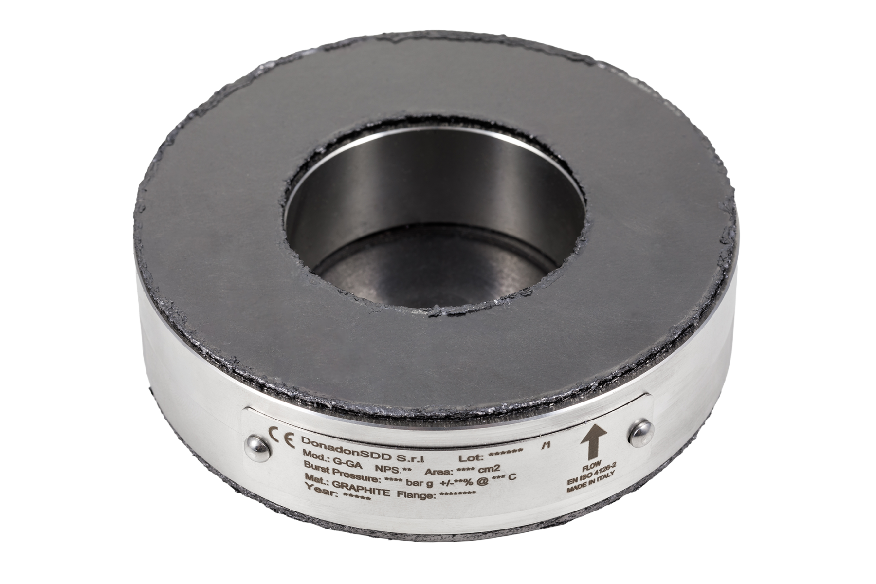 Graphite Rupture Disc Between Flanges – GA